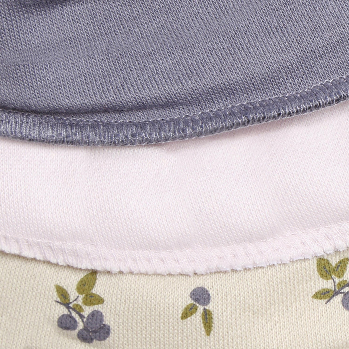 Pippi Blue Granite Bandana Haklapp Girl -Aop (3-Pack)