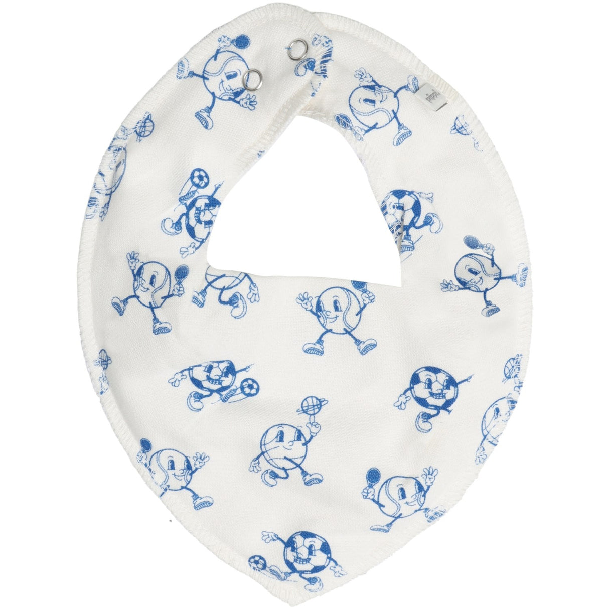 Pippi Light Dusty Blue Bandana Haklapp Boy -Aop (3-Pack)