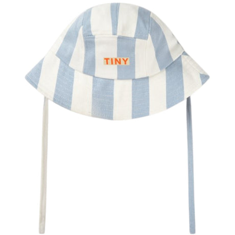 TinyCottons Washed Blue Blue Stripes Bucket hatt