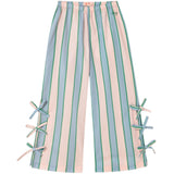 TinyCottons Pastel Pink Retro Stripes Bows Pant