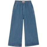 TinyCottons Light Wash Denim Stripes Denim Pant