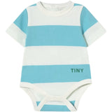 TinyCottons Light Cyan Cyan Stripes Stickad Body