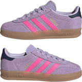 adidas Originals Powder Plum/Lucid Pink/Gum 2 Gazelle Indoor C Sneakers