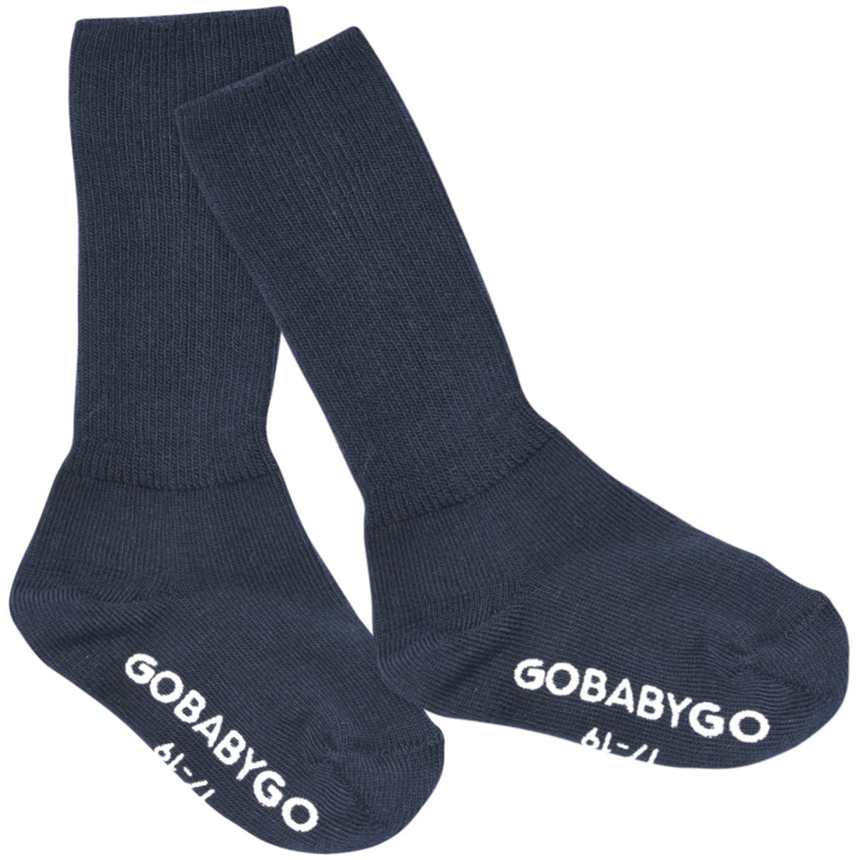 Gobabygo Navy Blue Non Slip Strumpor