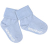 Gobabygo Sky Blue Non Slip Strumpor Organic Bomull