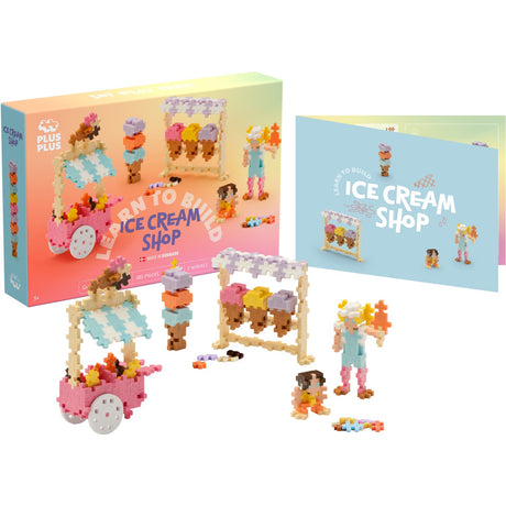 Plus-Plus Learn To Build Ice Cream Shop