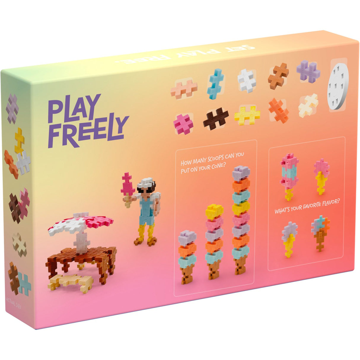 Plus-Plus Learn To Build Ice Cream Shop