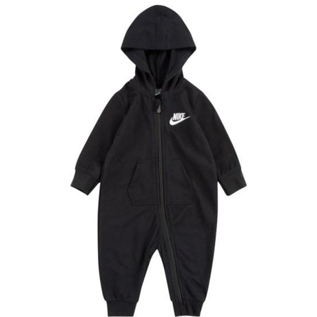 NIKE Black Baby French Terry Futura Coverall