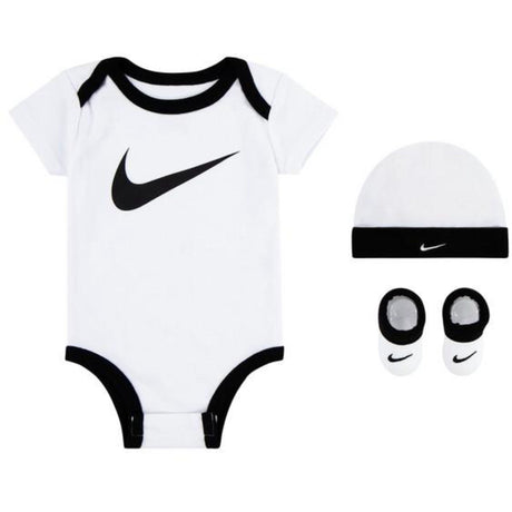 NIKE White Nike Swoosh Body Sett