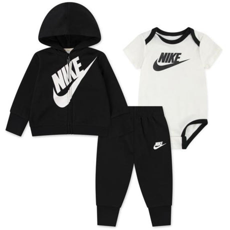 NIKE Black Sustainable 3Pc Fz Sett