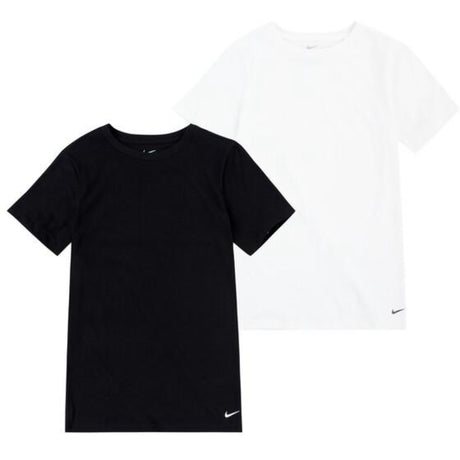 NIKE Black/White Boys 2-Pack Crew Undertröja