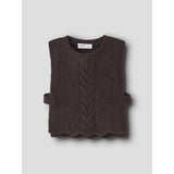 Name It Chocolate Plum Nmflea Stickad Väst