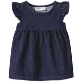 Name It Dark Blue Denim Nbfember Dnm Glitter Klänning 1208-Lu
