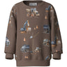 Name It Brown Lentil Nmmnelson Ls Nreg Sweat Bru Box