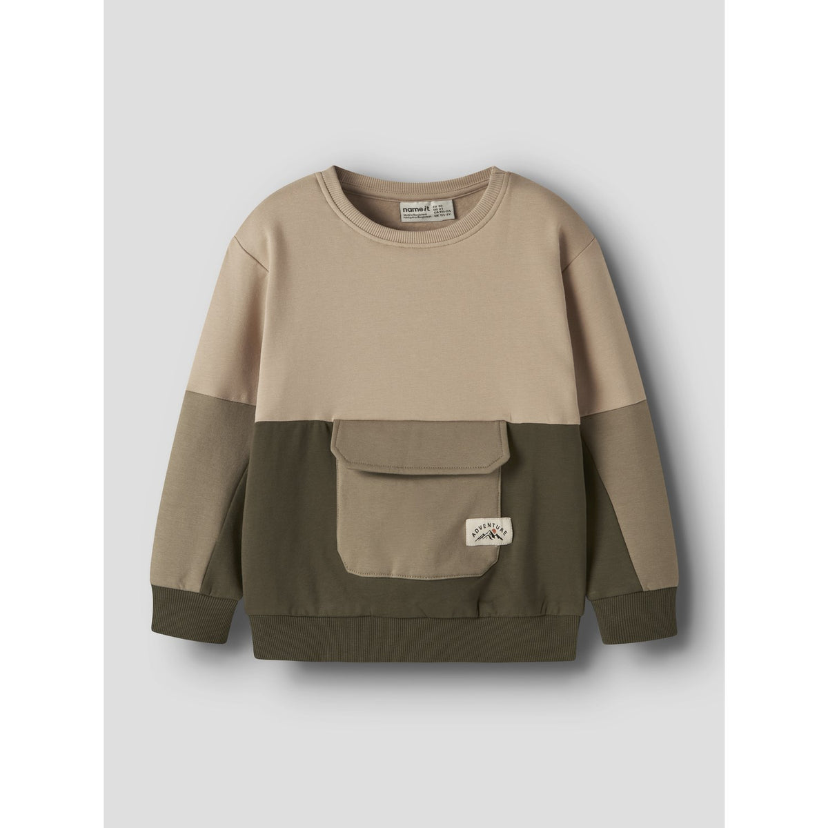 Name It Sesame Nmmomer Ls Nreg Sweat Bru