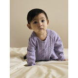 Name It Heirloom Lilac Nbfoxenia Ls Stickad Card