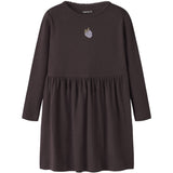 Name It Chocolate Plum Nmfonaya Ls Slim Klänning Låda