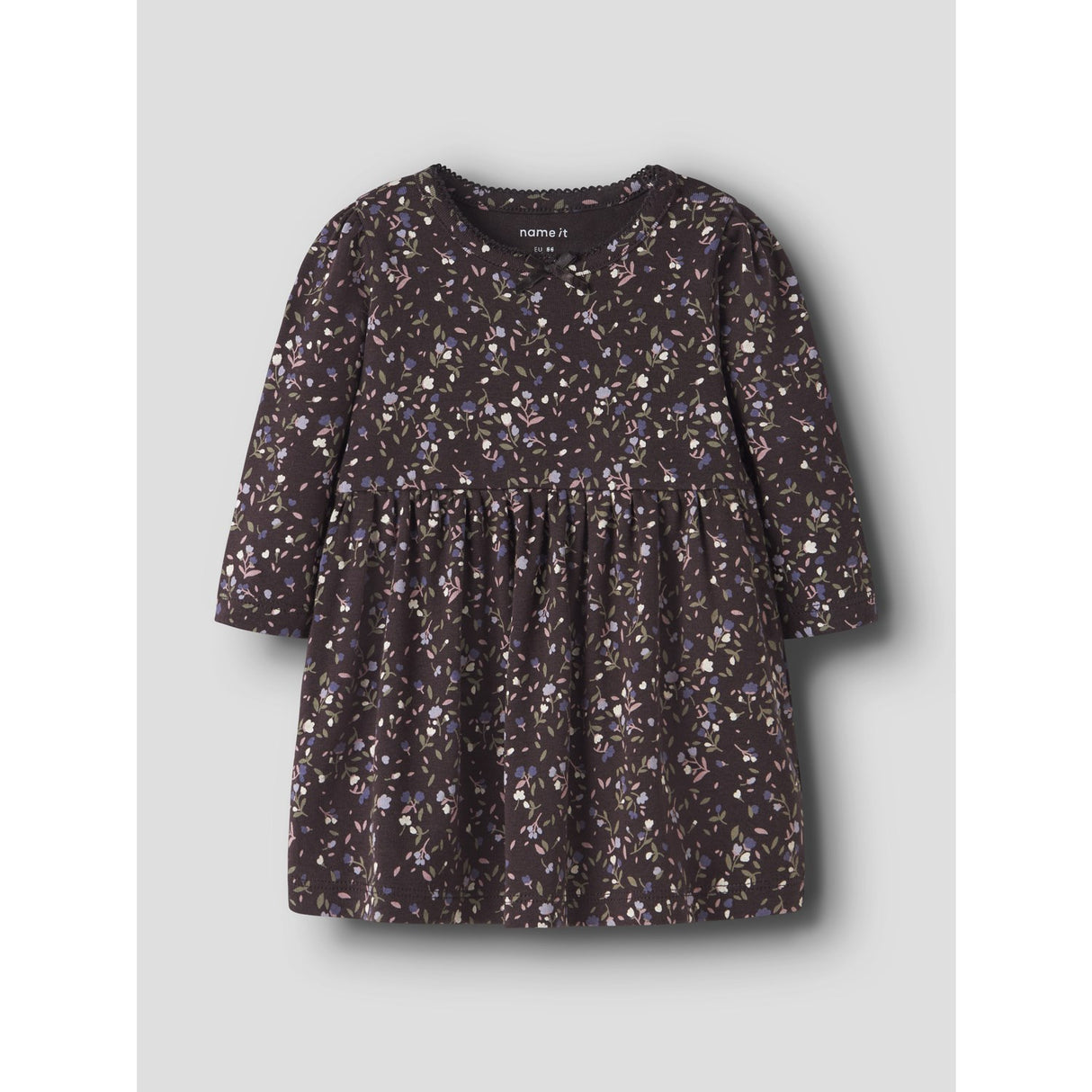 Name It Chocolate Plum Nbfoceana Ls Klänning