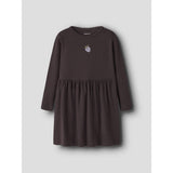 Name It Chocolate Plum Nmfonaya Ls Slim Klänning Låda