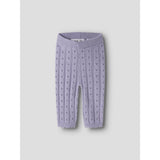 Name It Heirloom Lilac Nbfoxenia Stickad Leggings