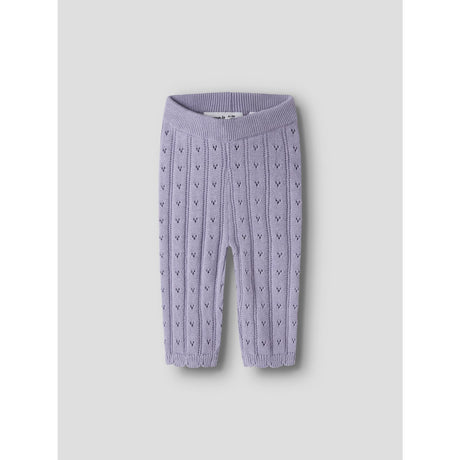 Name It Heirloom Lilac Nbfoxenia Stickad Leggings