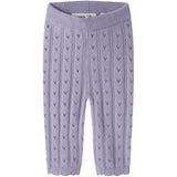 Name It Heirloom Lilac Nbfoxenia Stickad Leggings