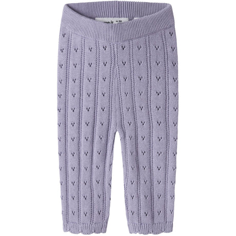 Name It Heirloom Lilac Nbfoxenia Stickad Leggings