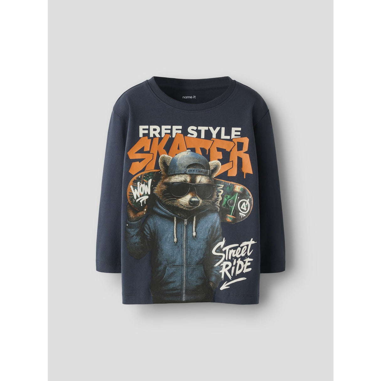 Name It Ombre Blue Nmmnicky Ls Nreg Topp Låda