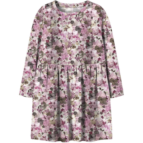Name It Peyote Melange Lilas Nmfnadena Ls Klänning