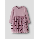 Name It Lilas Nmfnagina Ls Tyll Klänning