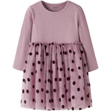 Name It Lilas Nmfnagina Ls Tyll Klänning