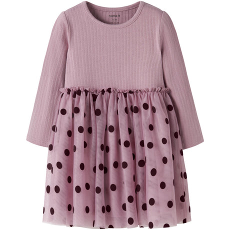 Name It Lilas Nmfnagina Ls Tyll Klänning