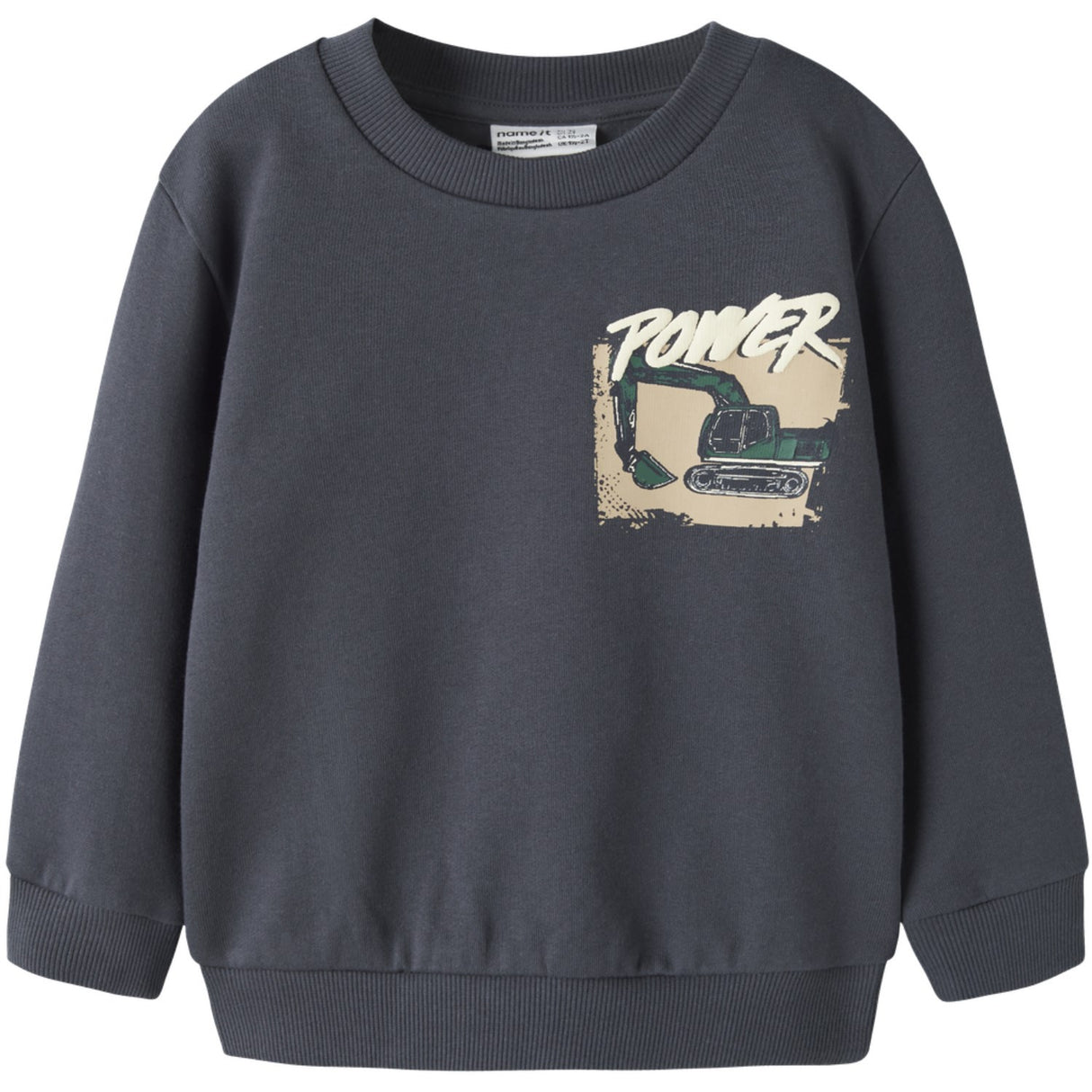 Name It Ombre Blue Nmmnayel Ls Nreg Sweat Bru Låda