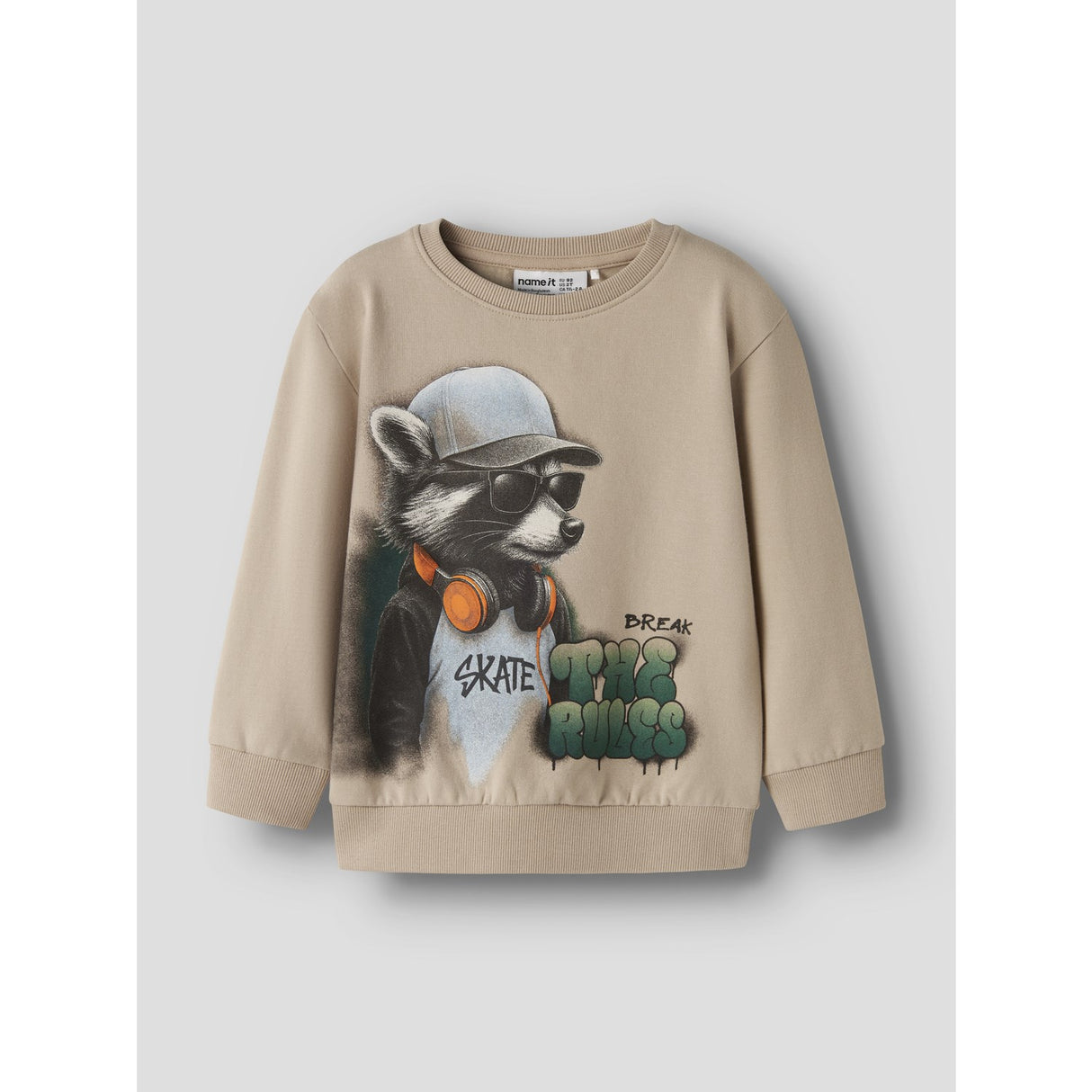 Name It Sesame Nmmnathaniel Ls Nreg Sweat Bru Låda