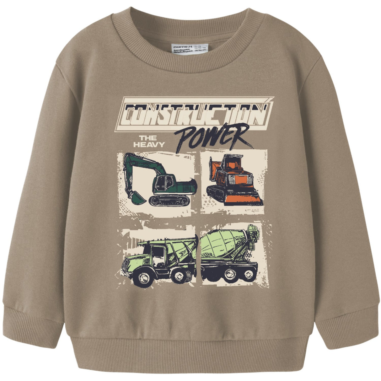 Name It Sesame Nmmnayel Ls Nreg Sweat Bru Låda