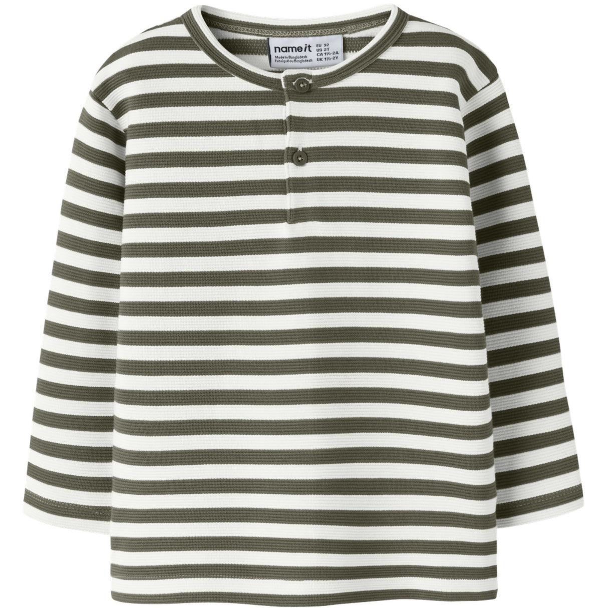 Name It Olive Night Nmmniles Ls Nreg Grandad Topp