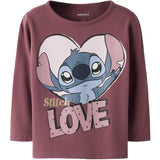Name It Wild Ginger Nmfanina Stitch Ls Nreg Topp Wdi