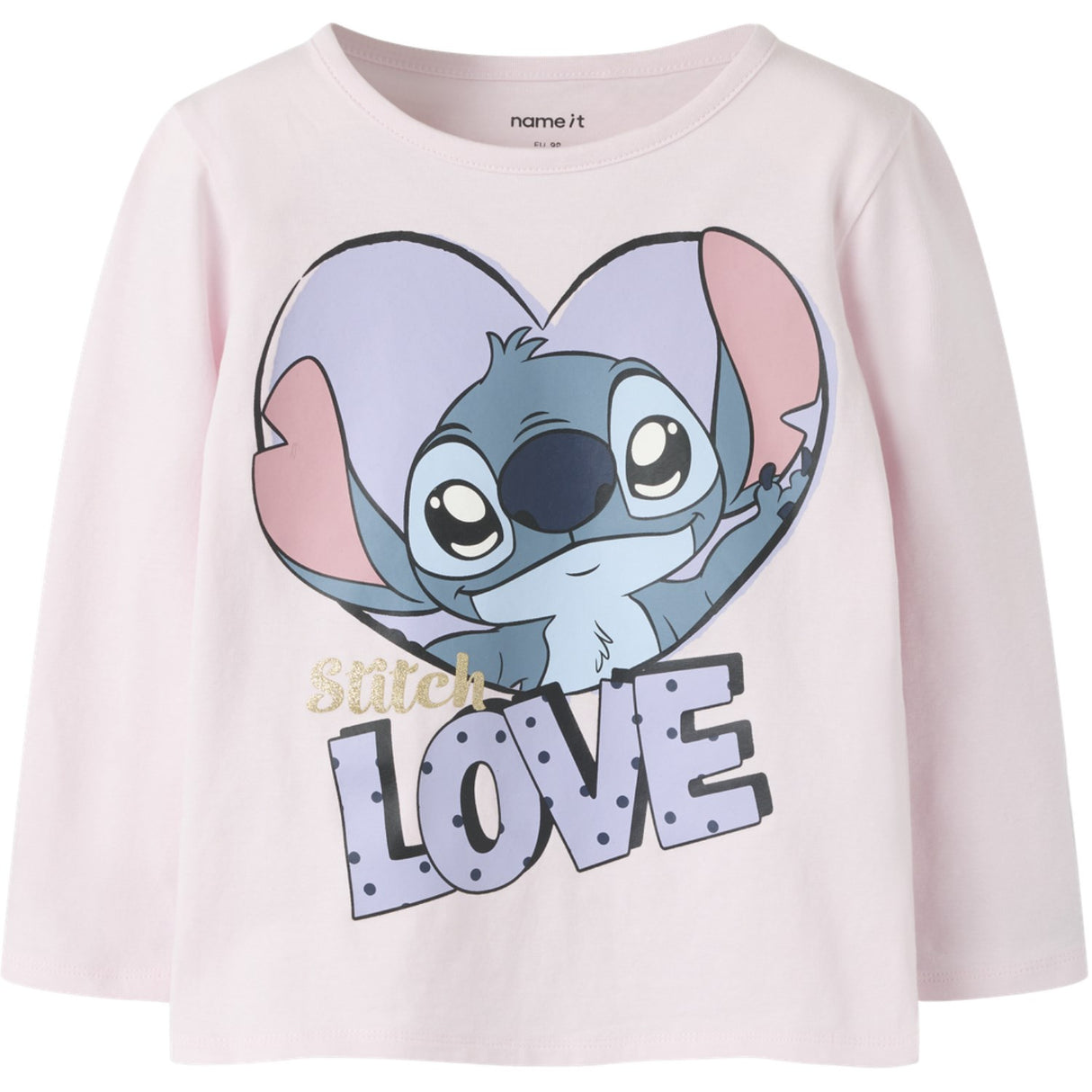 Name It Cradle Pink Nmfanina Stitch Ls Nreg Topp Wdi