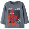 Name It Blue Mirage Nmmalder Spider Ls Nreg Topp Låda Mar