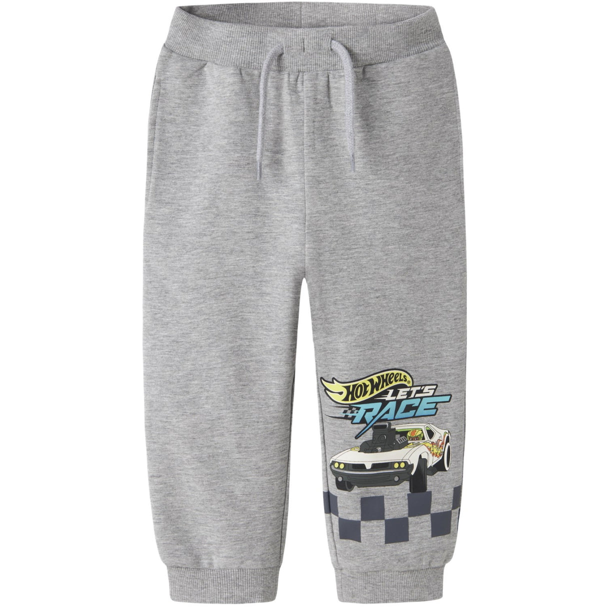 Name It Grey Melange Nmmsloan Hotwheels Nreg Sw Byxor Bru Mat