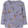 Name It Heirloom Lilac Nmfara Pippi Ls Slim Topp Sky