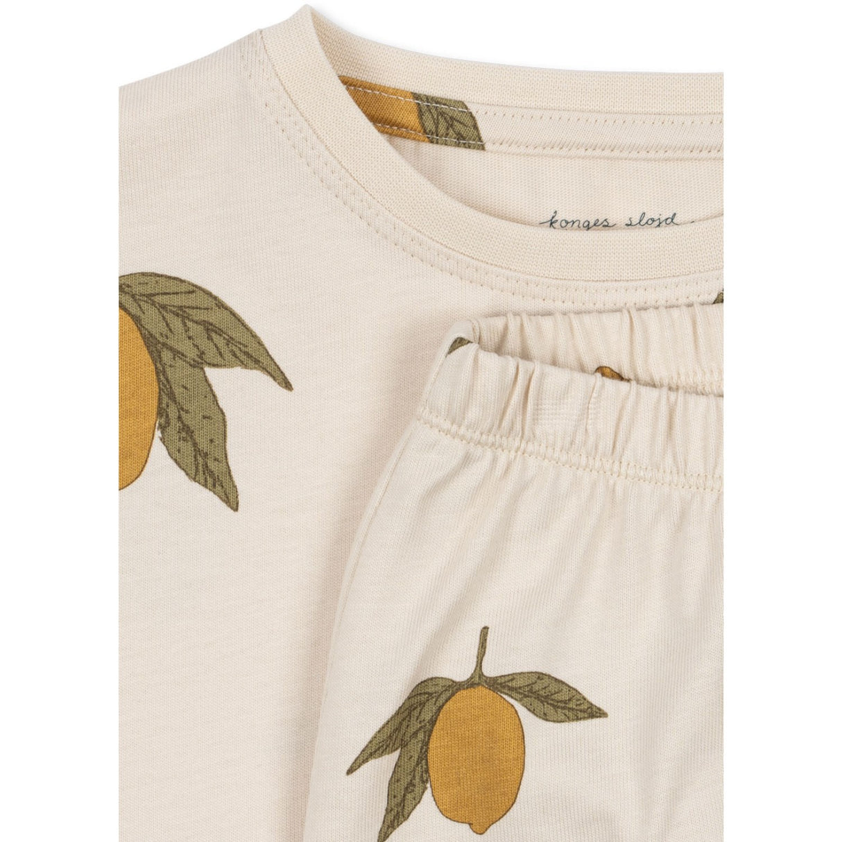 Konges Sløjd Mon Grand Citron Lin Sett Gots