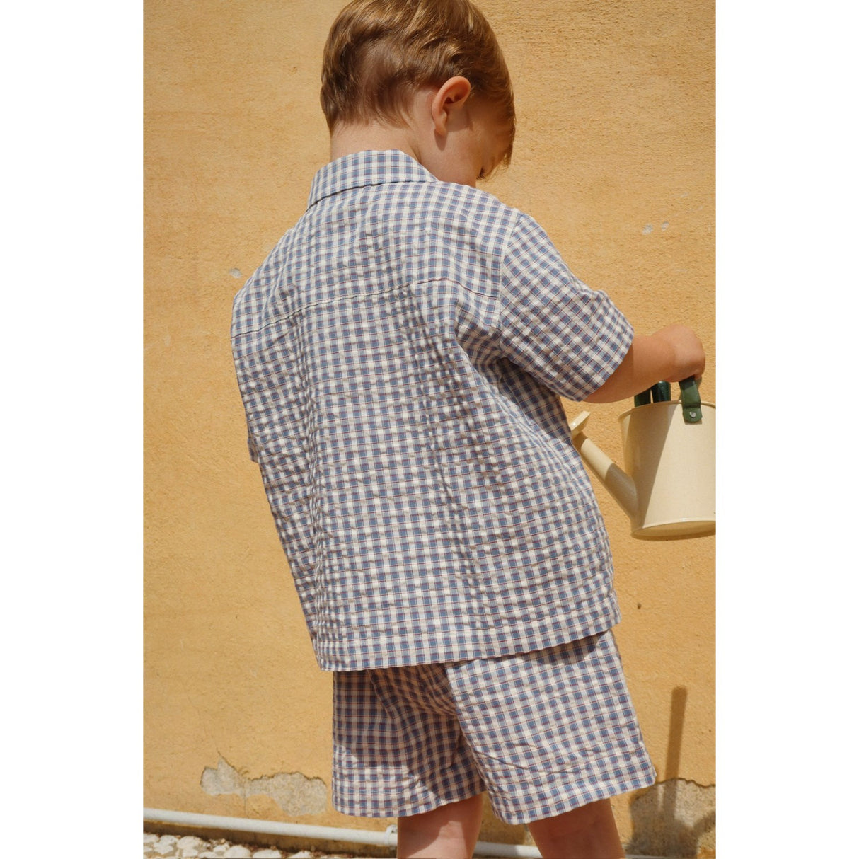 Konges Sløjd Captains Check Kim Ss Skjorta Gots