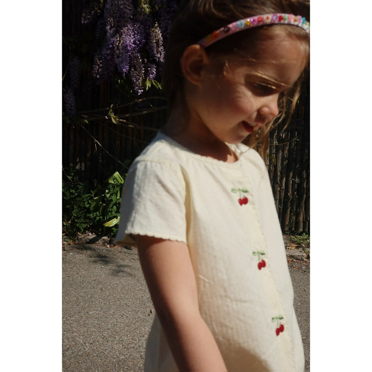 Konges Sløjd Cloud Cream Evia Cherry Klänning Gots