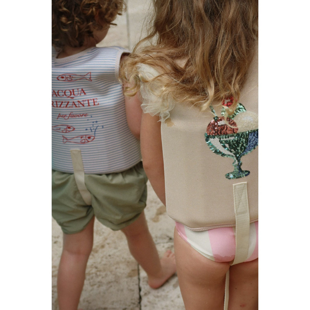 Konges Sløjd Stripe Bluie Ellis Swim Väst
