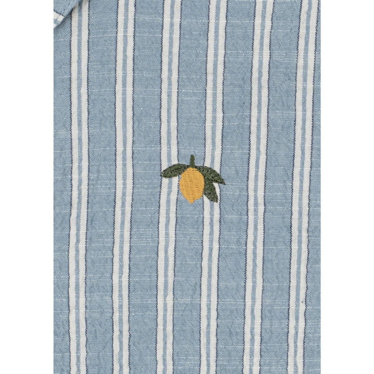 Konges Sløjd Trio Bleu Stripe Elliot Ss Skjorta Gots