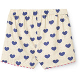 COPENHAGEN COLORS Heart Aop Ocean X Luksusbaby Heart Och Dots Blus W Kort Sett