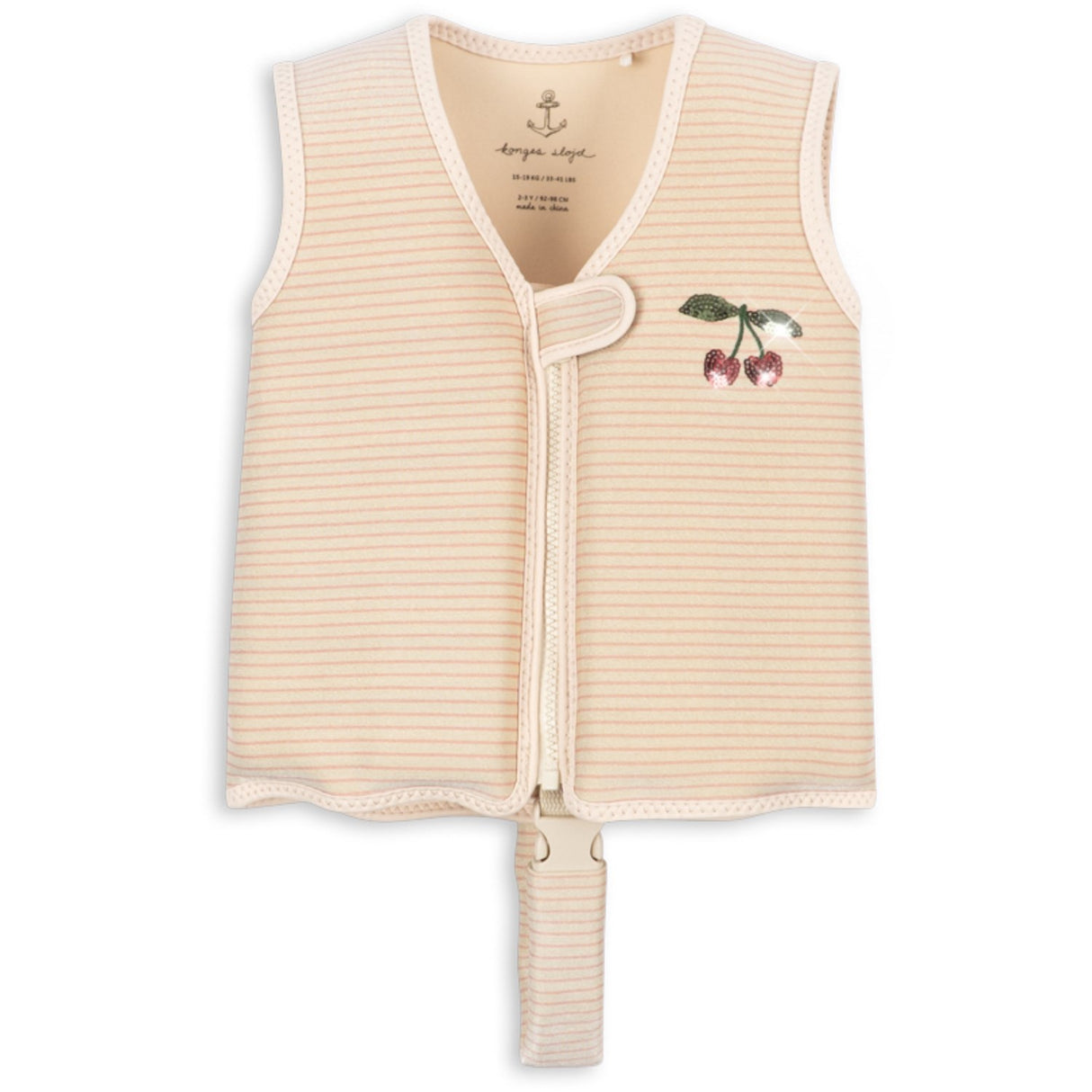 Konges Sløjd Rose Stripe Cherry Swim Väst