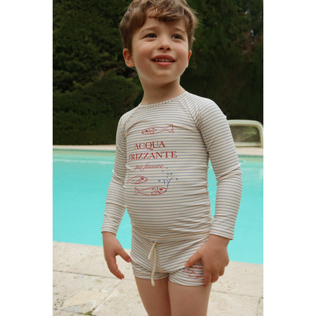 Konges Sløjd Stripe Bluie Aster Swim Blus Grs