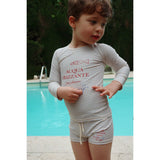 Konges Sløjd Stripe Bluie Aster Swim Blus Grs